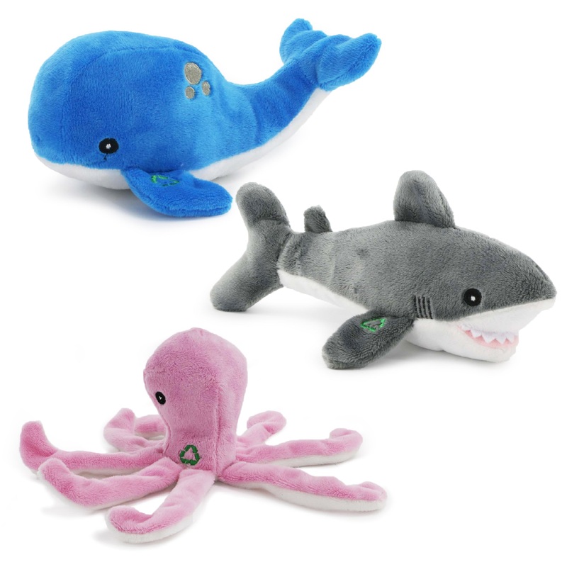 Made From Mini Shark, Octopus & Oshi Dog Toy