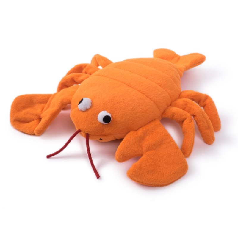 Seriously Strong Plush & Rubber Lobster Dog Toy