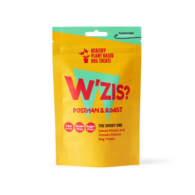 WZIS Postman & Roast 1-Calorie Dog Treat Pouch Smoky Flavour 80g