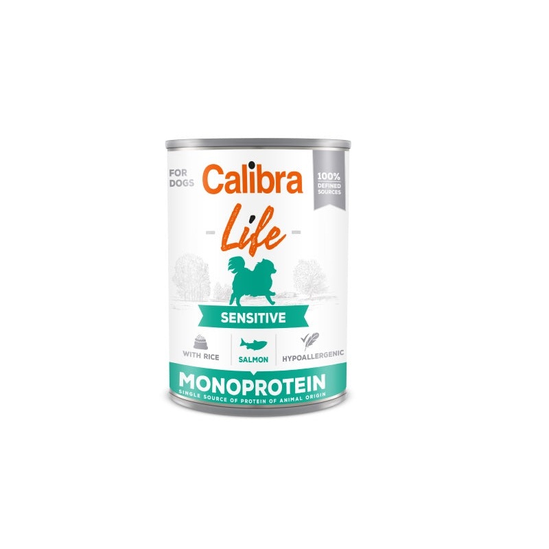 Calibra Dog Life Can Sensitive Salmon & Rice