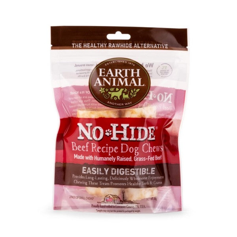 Earth Animal No Hide Beef Dog Chews (2 sizes)