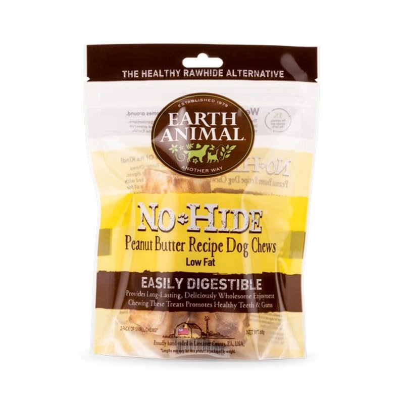 Earth Animal No Hide Peanut Butter Dog Chews (2 sizes)