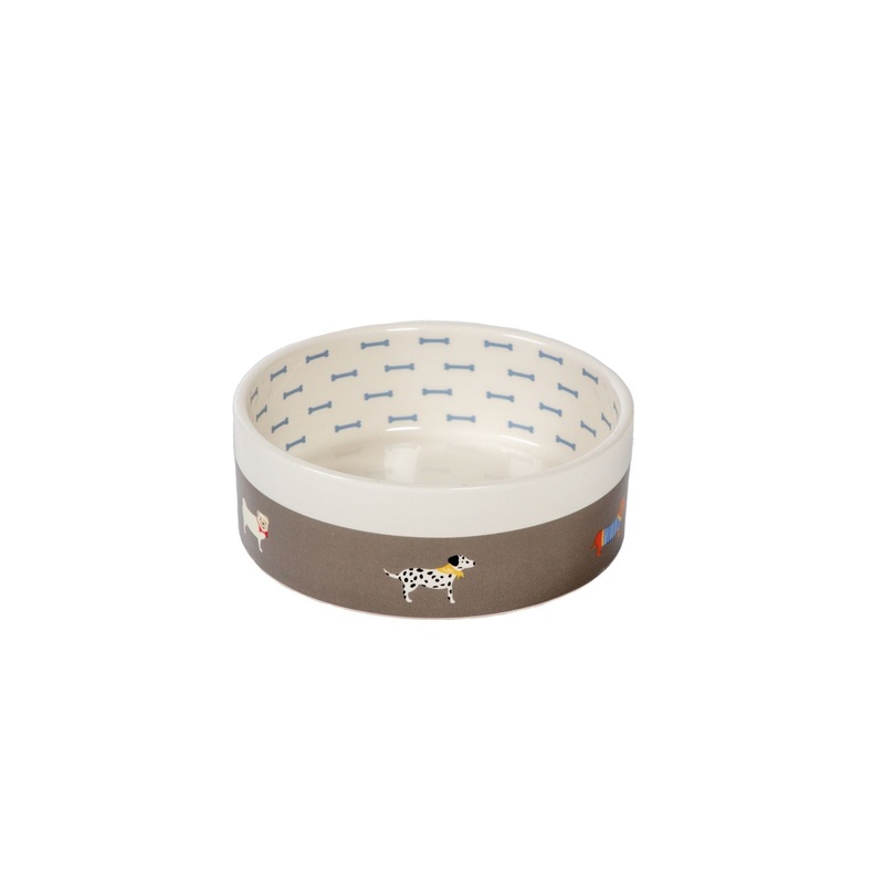 FatFace Marching Dogs Pet Bowl
