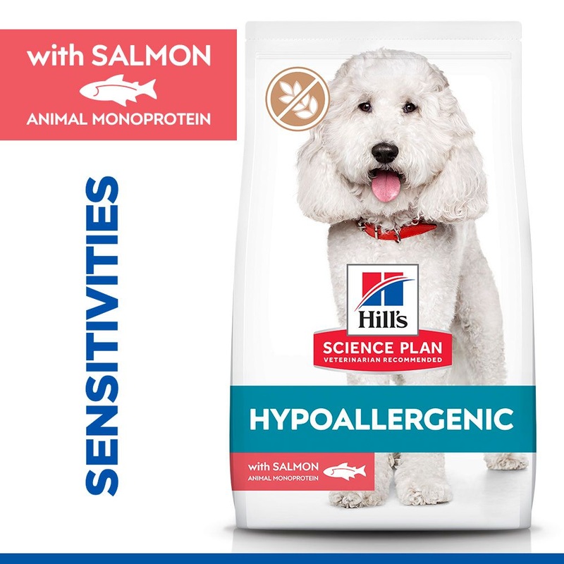 Hill's Science Plan Hypoallergenic Adult Medium Breed Dry Food with Salmon 14kg