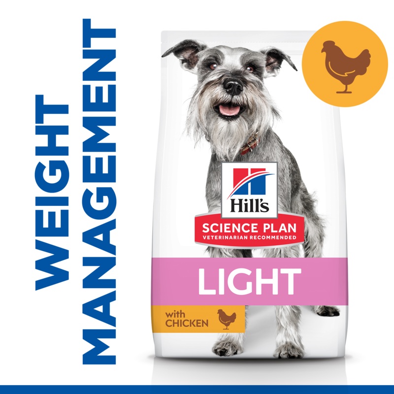 Hill's Science Plan Mature Adult 7+ Light Small & Mini Dry Dog Food Chicken Flavour 2.5kg