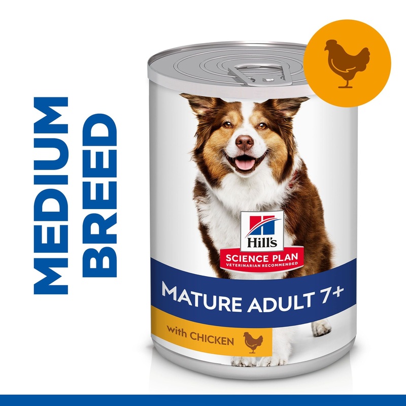 Hill's Science Plan Mature Adult 7+ Wet Dog Food with Chicken