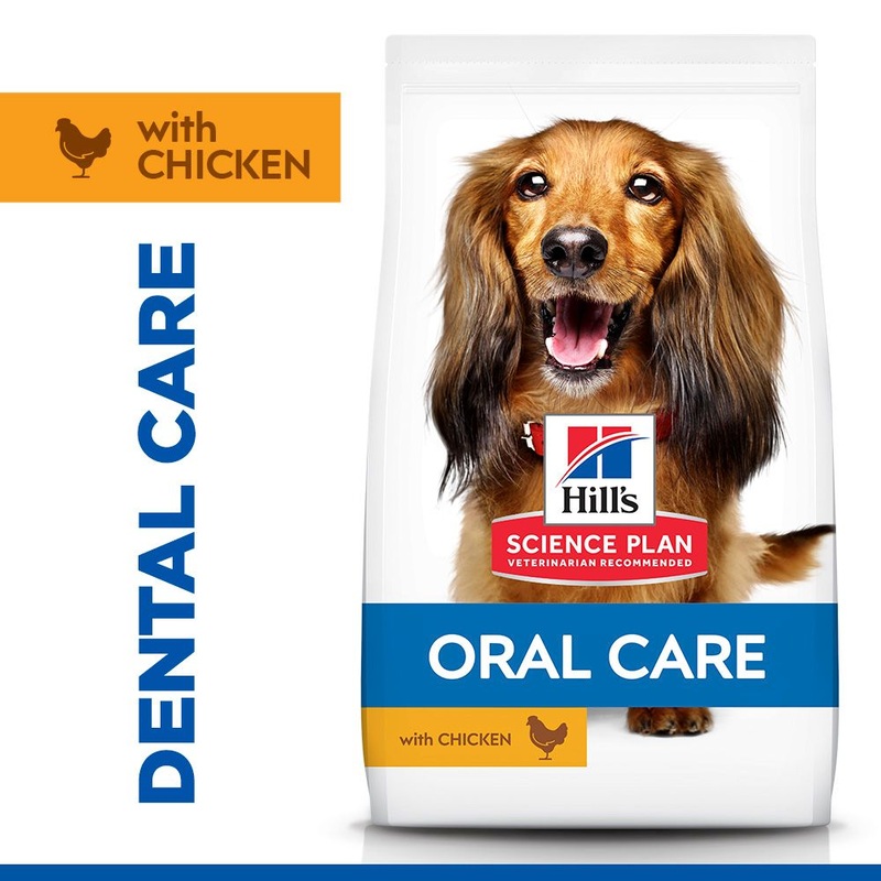 Hill's Science Plan Oral Care Adult Dry Dog Food with Chicken 12kg