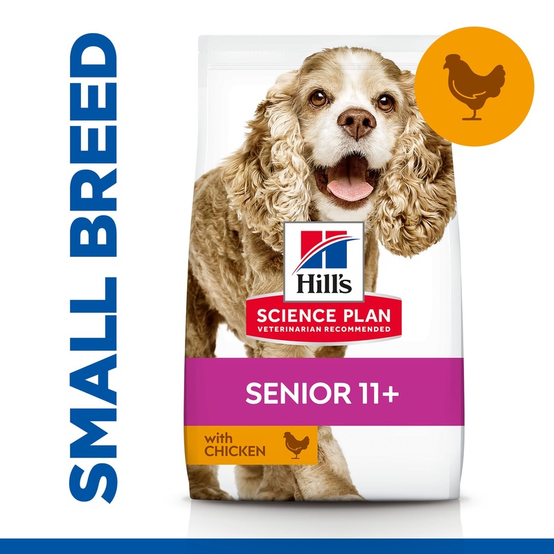 Hill's Science Plan Senior 11+ Small & Mini Dry Dog Food Chicken Flavour 1.5kg