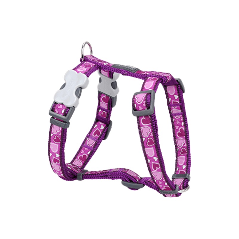 Red Dingo Breezy Love Purple Dog Harness