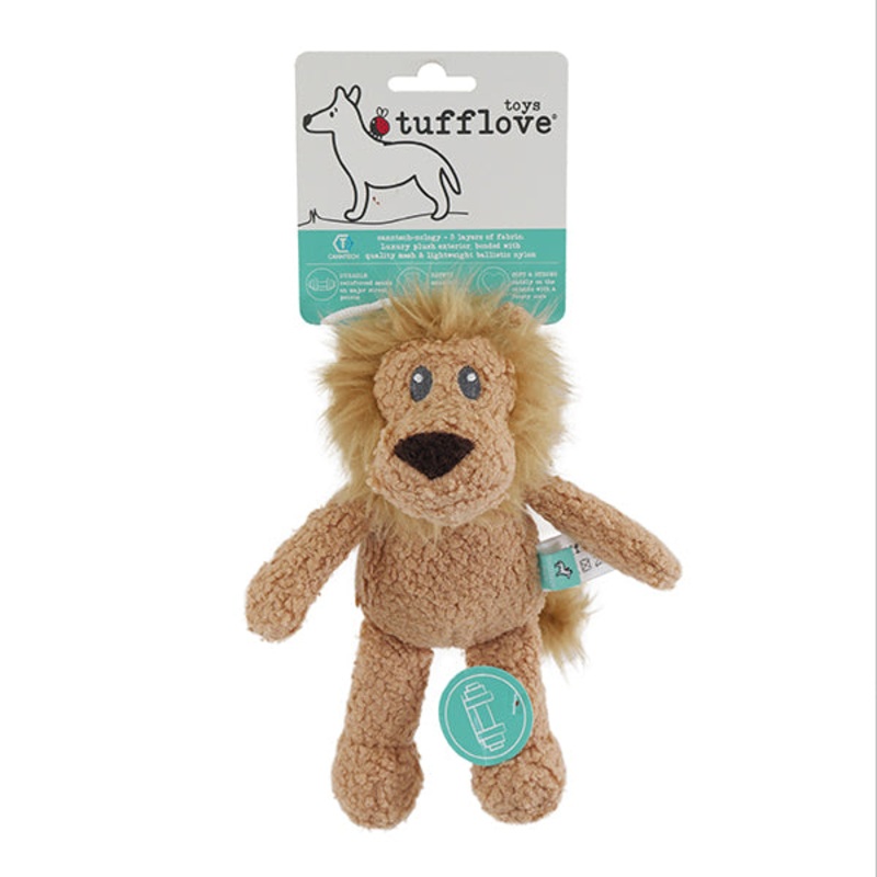 Tufflove Lion Dog Toy (2 sizes)