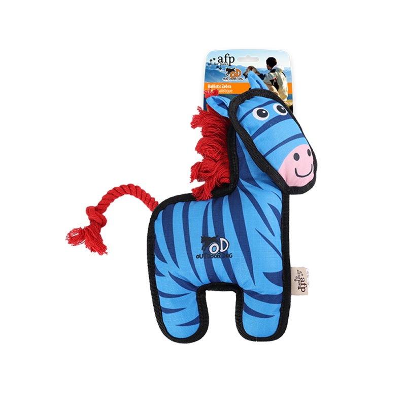 All For Paws Outdoor Zebra Dog Toy