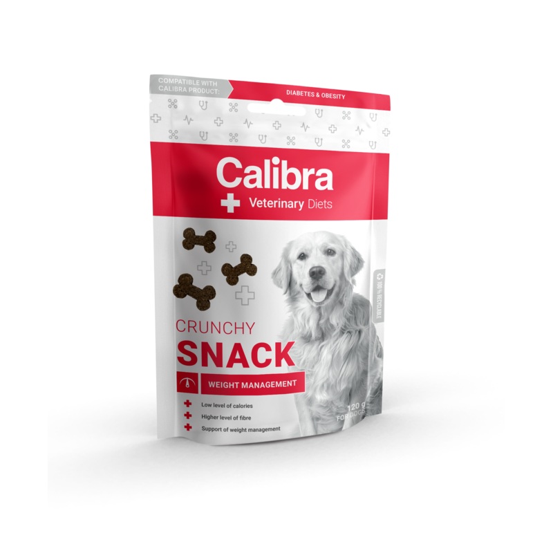 Calibra VD Dog Crunchy Snack Weight Management 120g