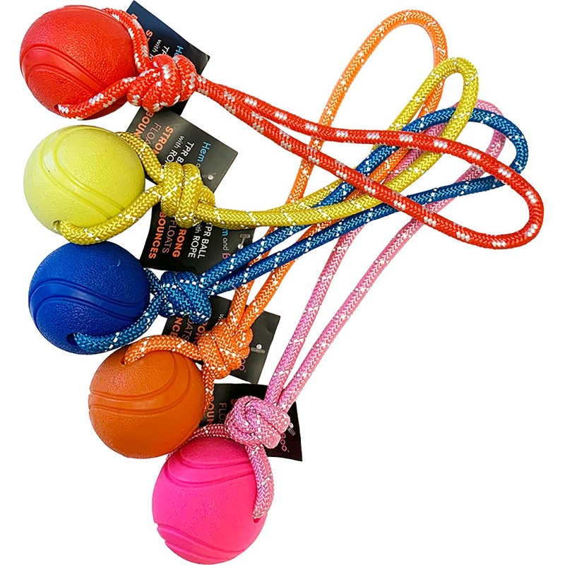 Hem and Boo TPR Ball with Rope
