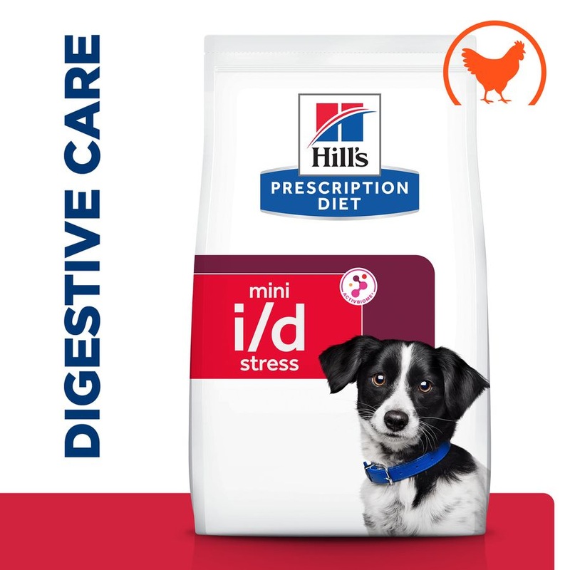 Hill's Prescription Diet i/d Stress Mini Digestive Care Dry Dog Food with Chicken 3kg
