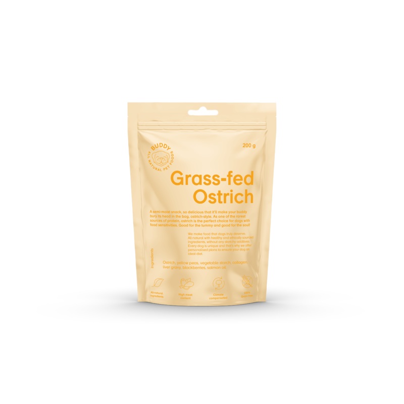 Buddy Grass-fed Ostrich 200g