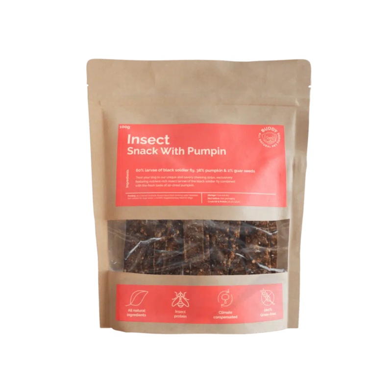 Buddy Insect Snack With Pumpkin 100g
