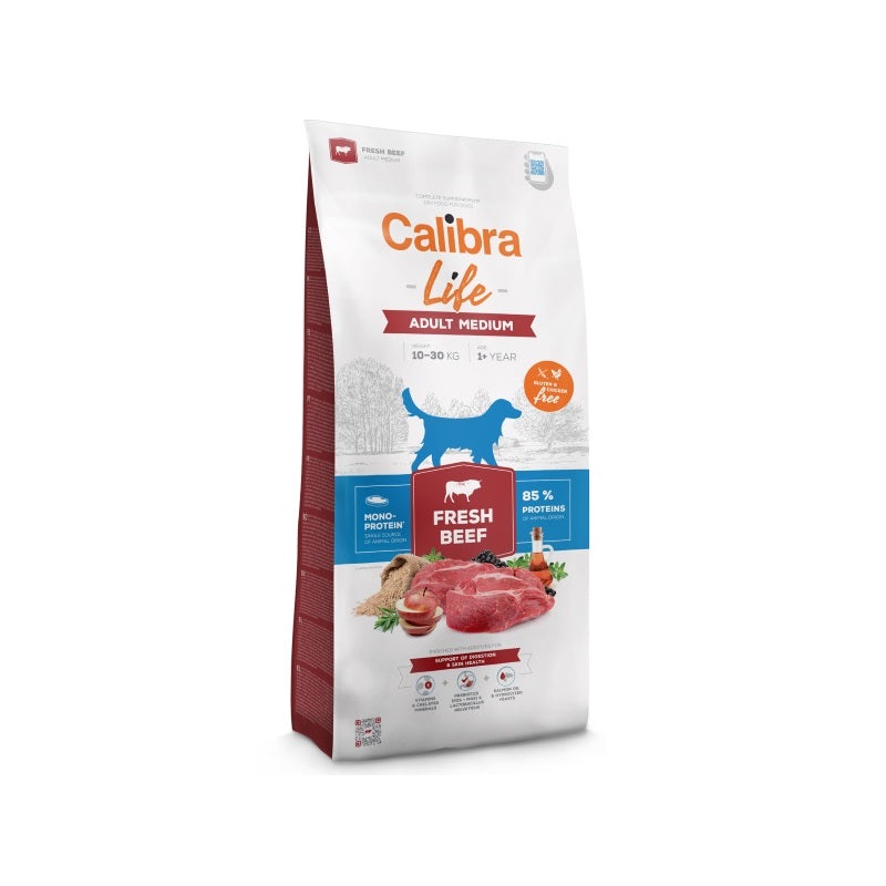 Calibra Dog Life Adult Medium Fresh Beef