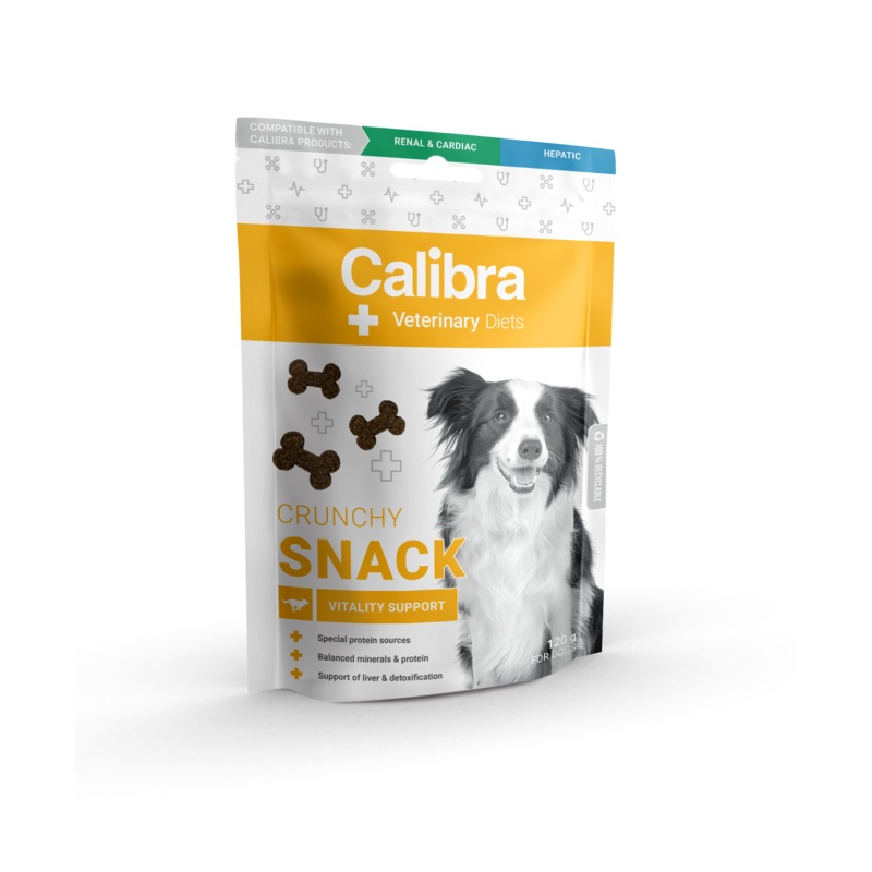 Calibra VD Dog Crunchy Snack Vitality Support 120g