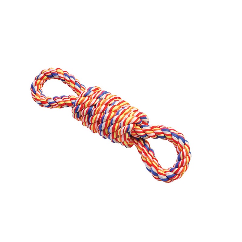 Coil Tugger & 2 Handles Dog Toy