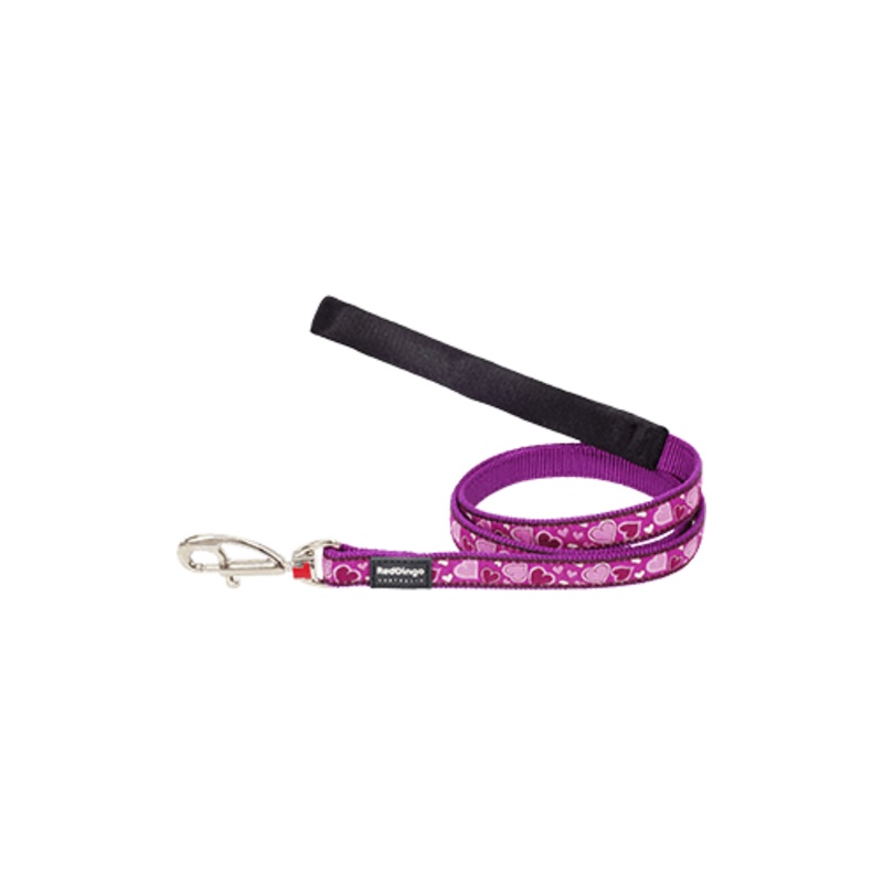 Red Dingo Breezy Love Purple Dog Lead