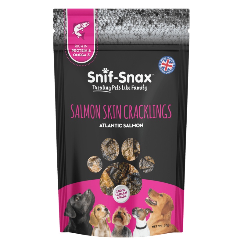 Snif-Snax Salmon Skin Cracklings