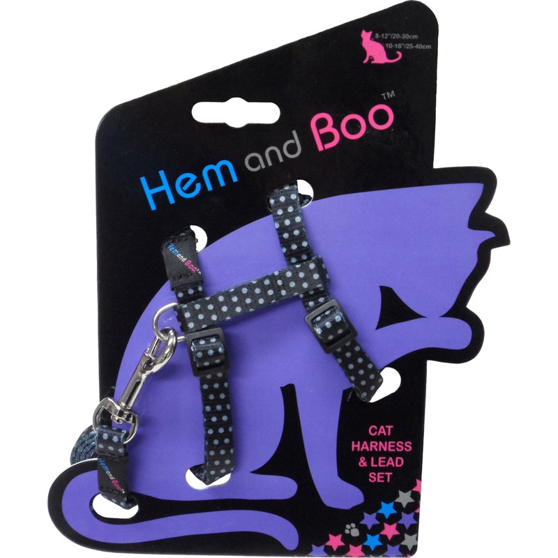 Spotty Cat Harness And Lead Set