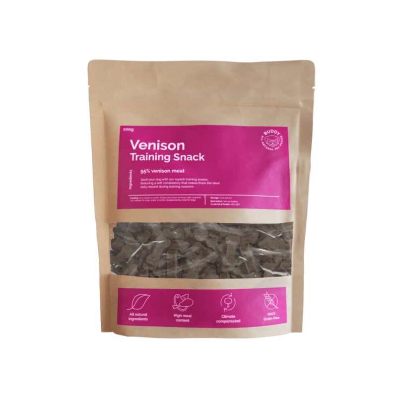 Buddy Venison Training Snacks 100g