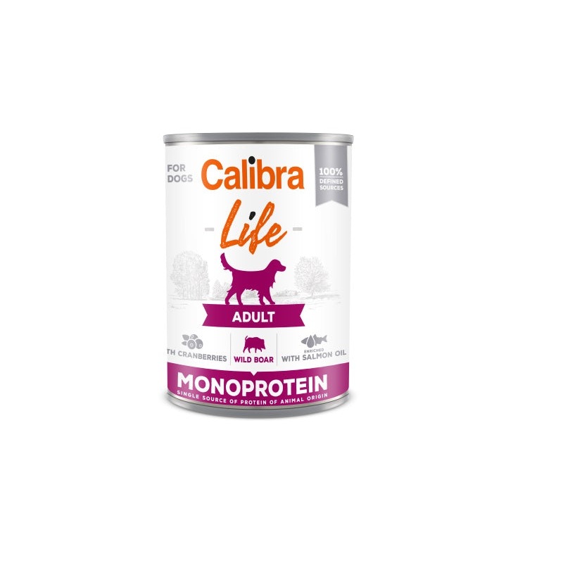 Calibra Dog Life Can Adult Wild Boar & Cranberry