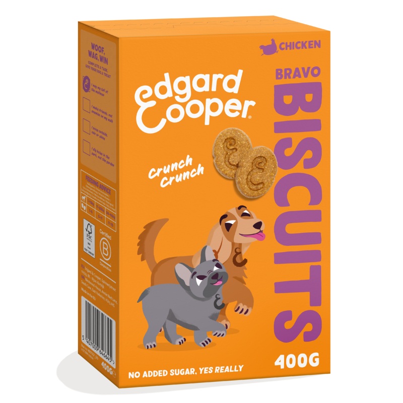 Edgard & Cooper Chicken Biscuits 400g