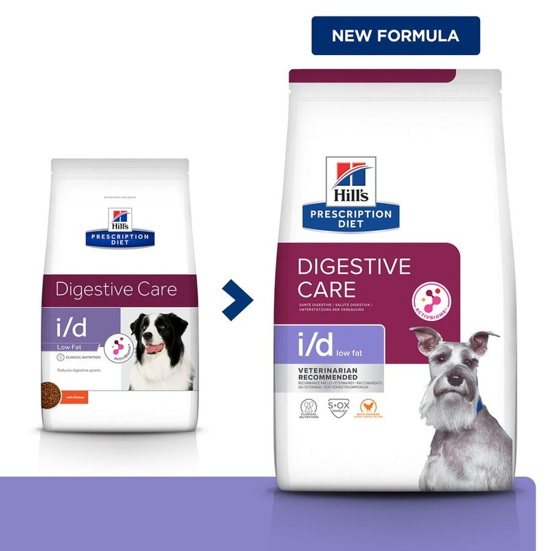 Hill's Prescription Diet i/d Low Fat Dog Food with Chicken 4kg