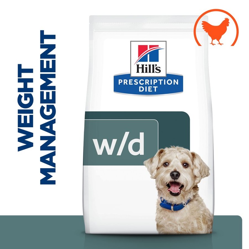 Hill's Prescription Diet w/d Dog Food with Chicken 10kg