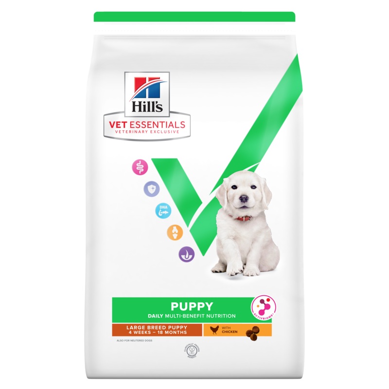 Hill's VET ESSENTIALS MULTI-BENEFIT Large Breed Dry Puppy Food with Chicken 14kg