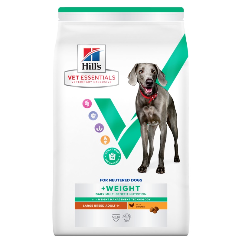 Hill's VET ESSENTIALS MULTI-BENEFIT + WEIGHT Adult 1+ Large Breed Dry Dog Food with Chicken