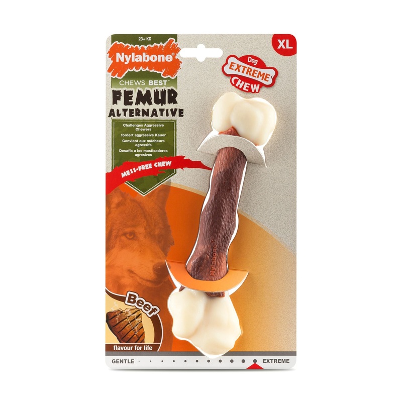 Nylabone Extreme Femur Bone Beef XLarge