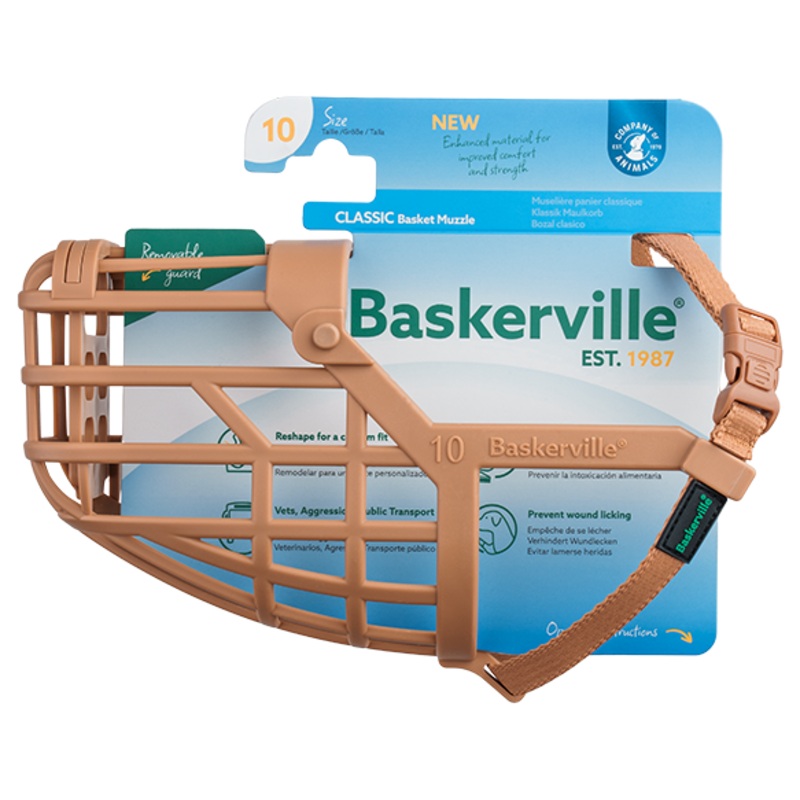 Baskerville Classic Basket Dog Muzzle (10 sizes)