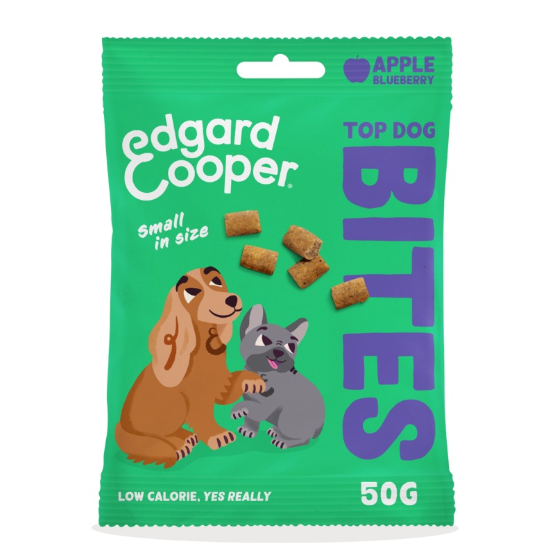Edgard & Cooper Apple and Blueberry Small Bites 50g