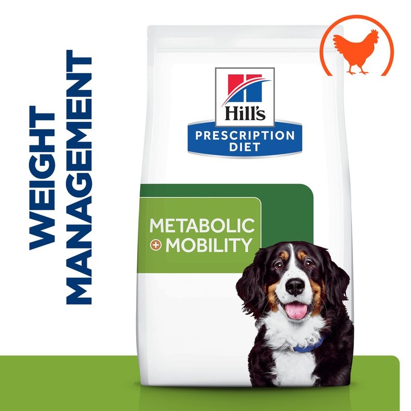 Hill's Prescription Diet Metabolic + Mobility Dog Food with Chicken 12kg