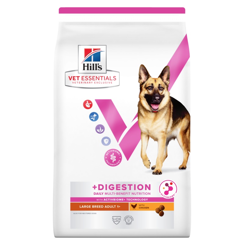 Hill's VET ESSENTIALS MULTI-BENEFIT + DIGESTION Adult 1+ Large Breed Dry Dog Food with Chicken