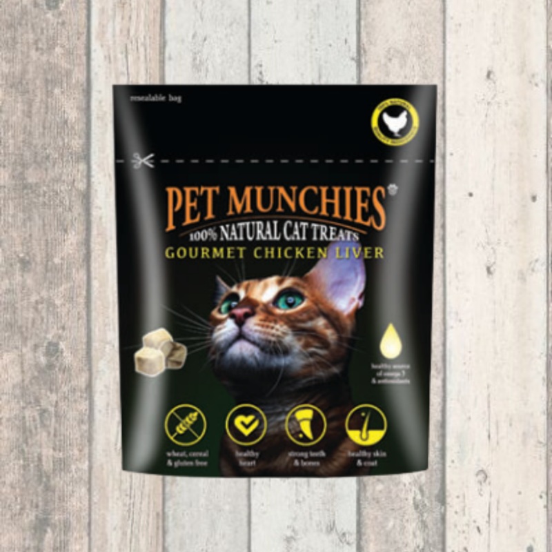 Gourmet Chicken Liver Pet Munchies Treats for Cats