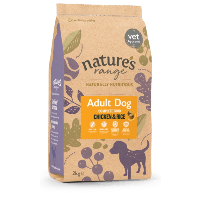 Nature's Range Adult Dog Chicken & Rice Diet