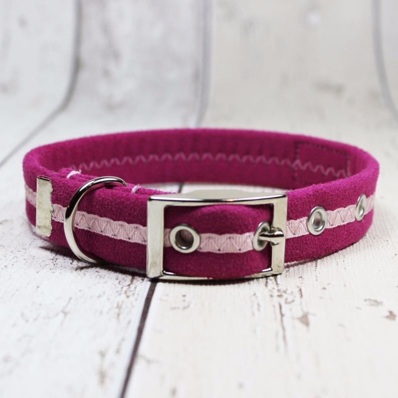 Pink Oscar and Hooch Dog Collar