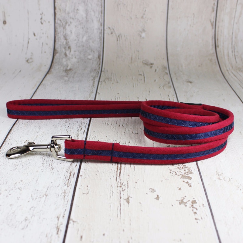 Red Oscar and Hooch Dog Lead