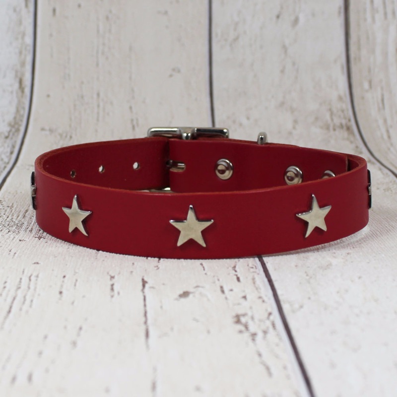 Red Star Creature Clothes Dog Collar