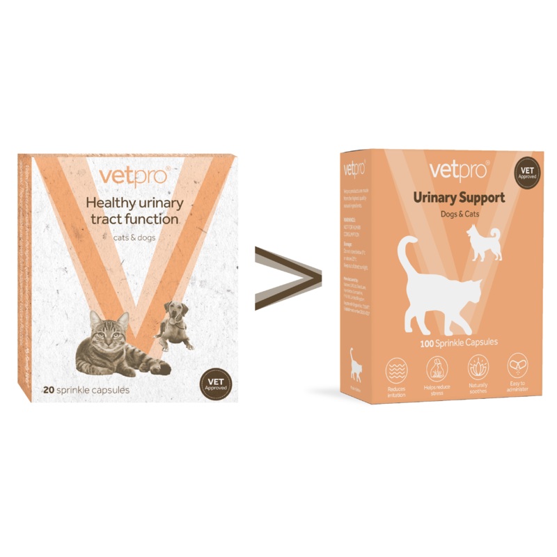 Vetpro Urinary Support - 100 capsules