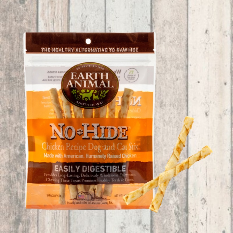 Earth Animal No-Hide Chew STIX for Small Dogs & Cats