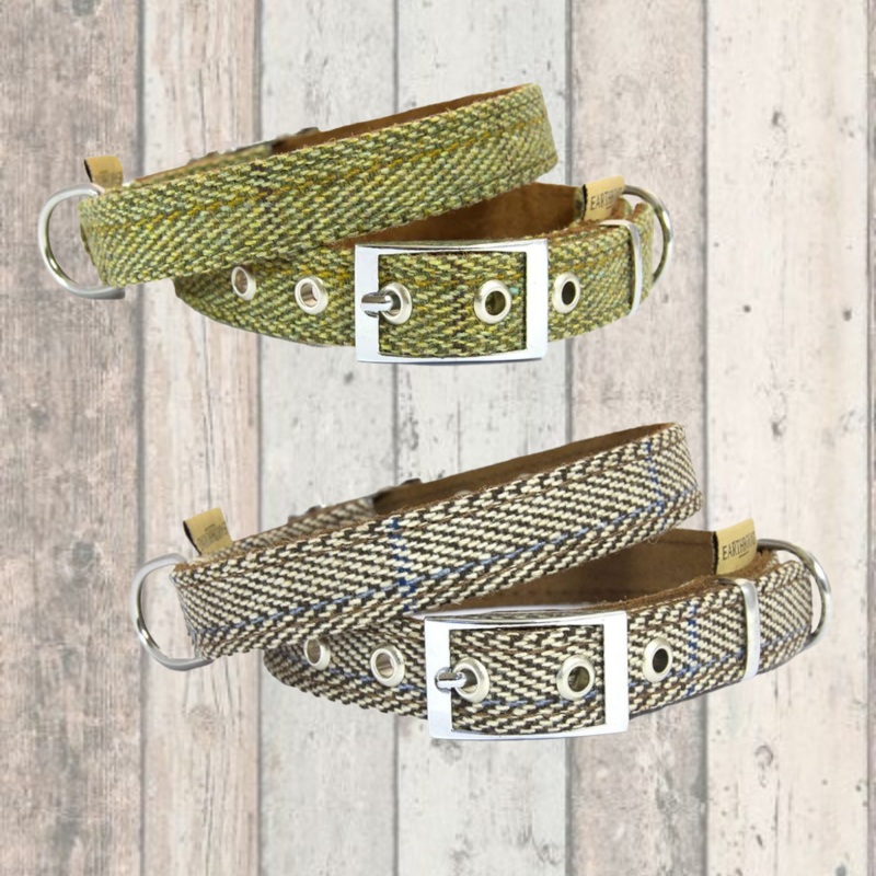 Earthbound Tweed Dog Collars