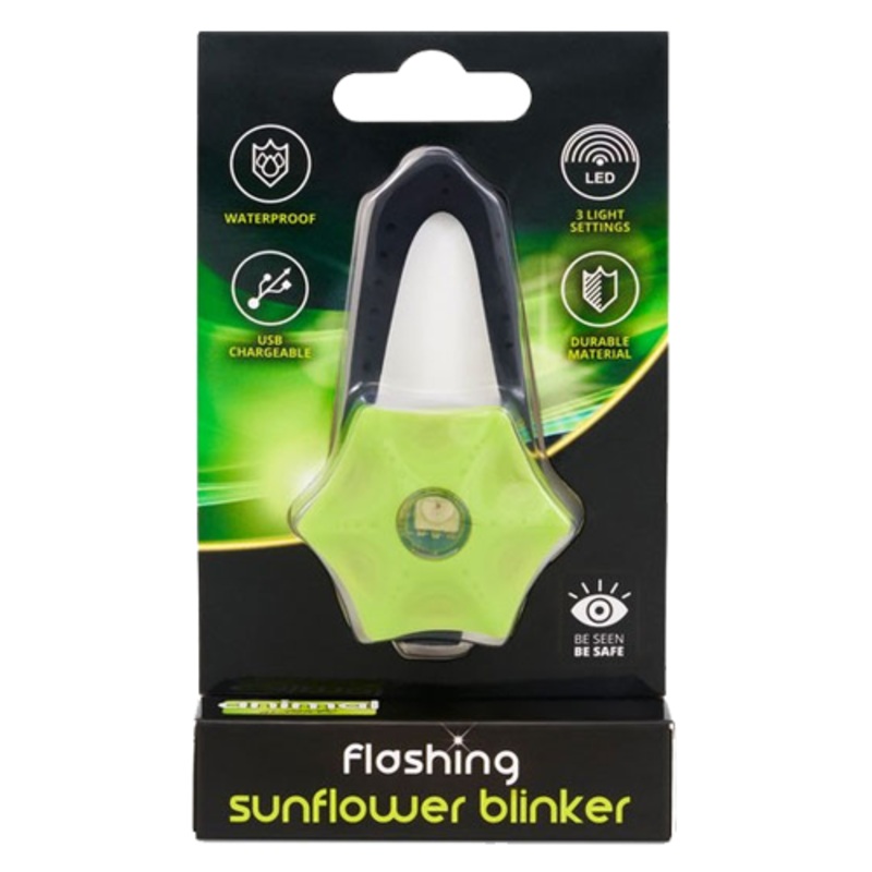 Flashing Sunflower Blinker Light for Dogs Collar