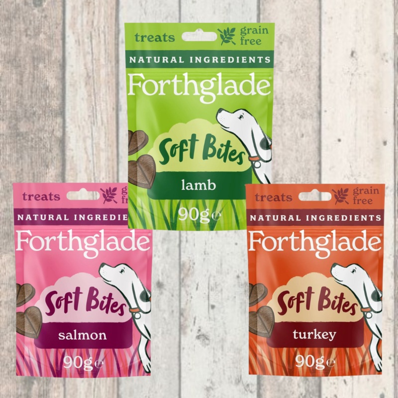 Forthglade Natural Soft Bites Love Heart Shaped Treats