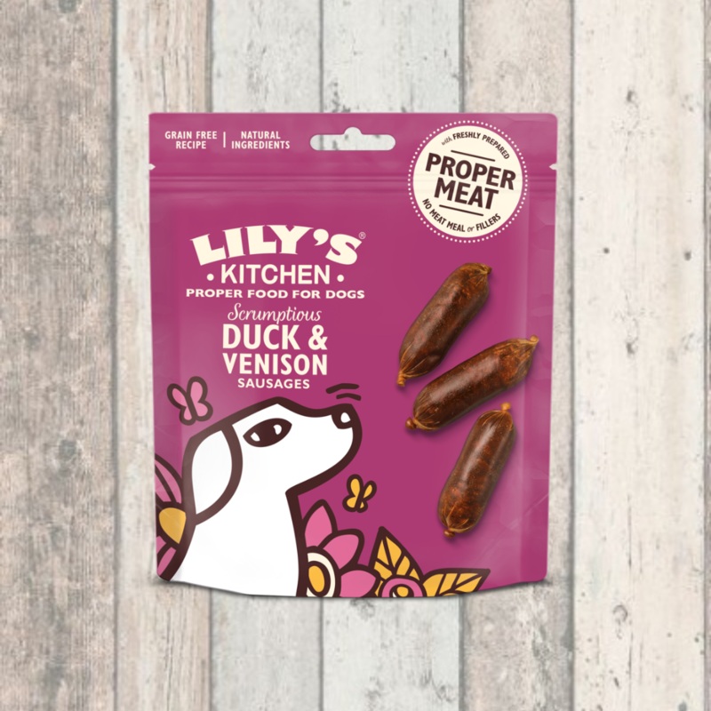 Lily's Kitchen Duck and Venison Sausages