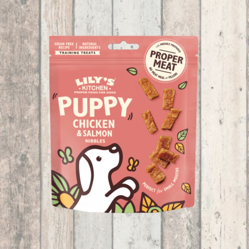 Lily's Kitchen Puppy Nibbles - Chicken & Salmon